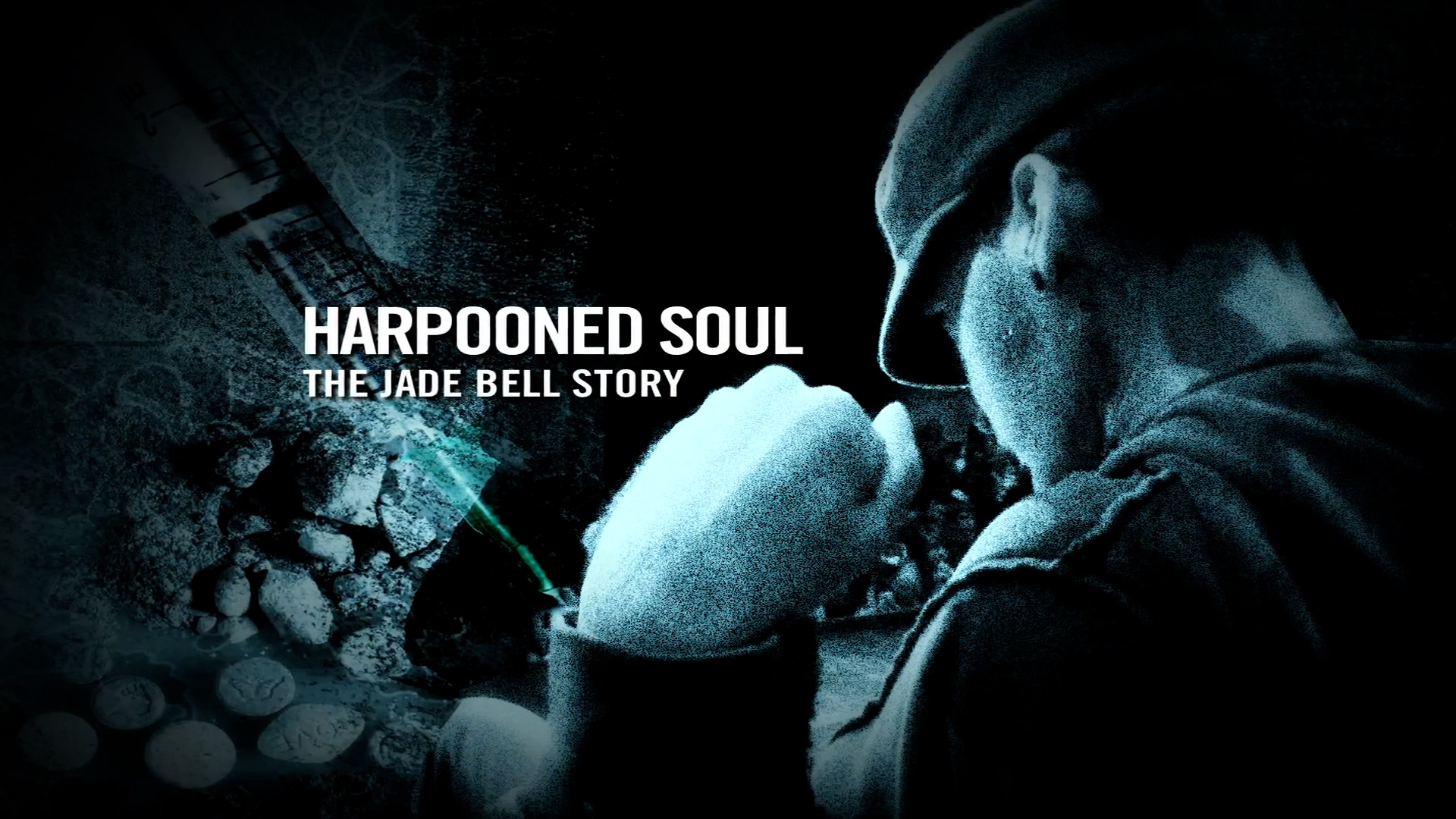 Image of Jade Bell with the words Harpooned Soul